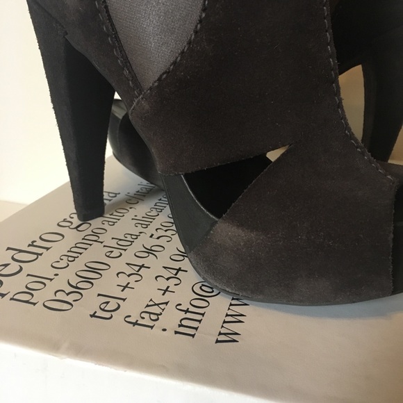 Pedro Garcia brown Abbie open toe booties - Picture 6 of 6